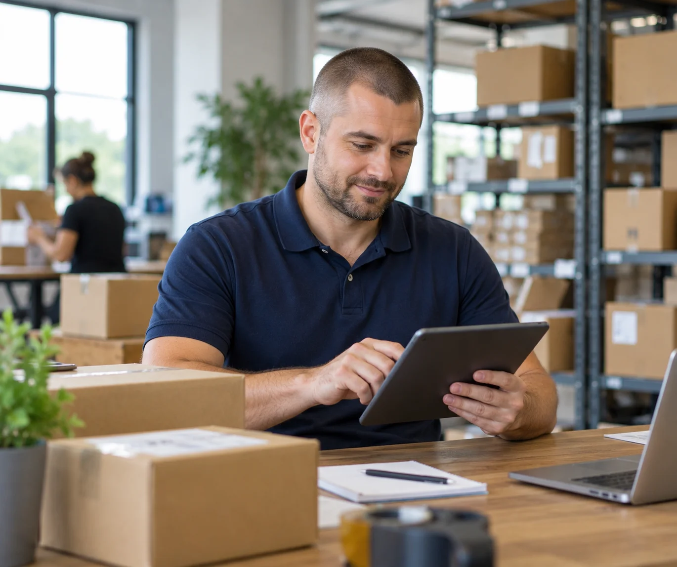 Customer service team handling an online store support request