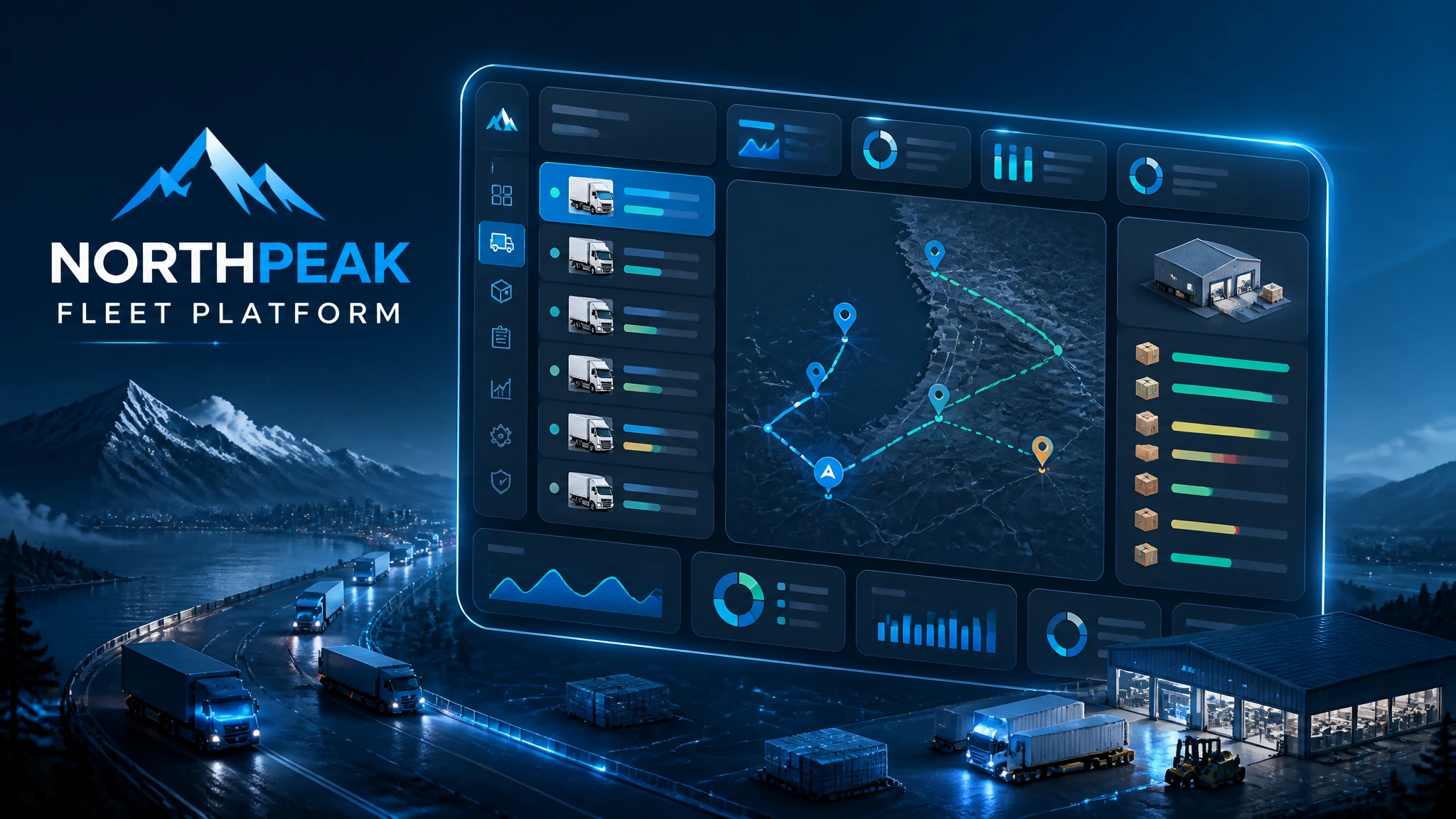 NorthPeak Fleet Platform — logistics ERP case study