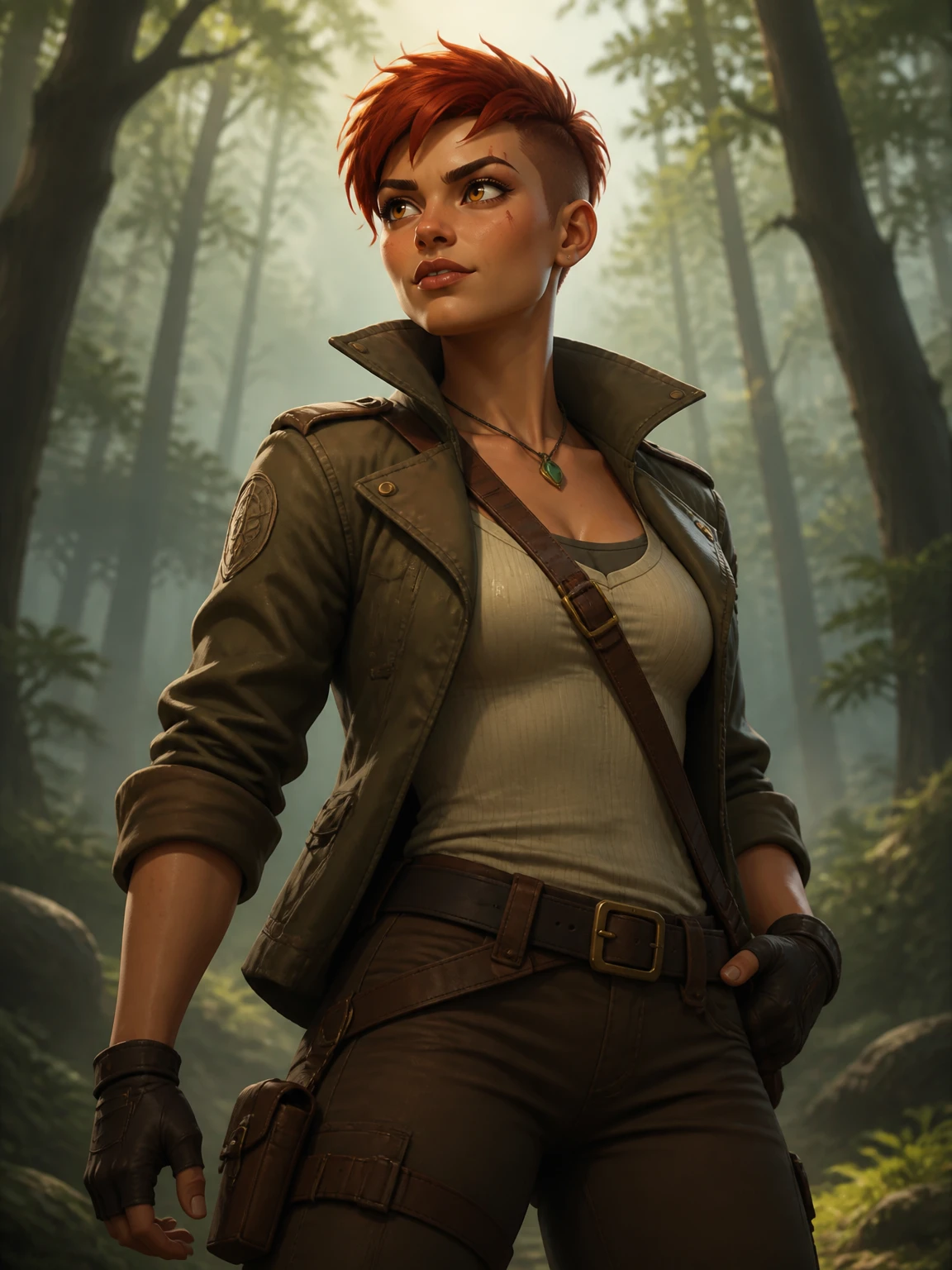Nova, identity-locked character render