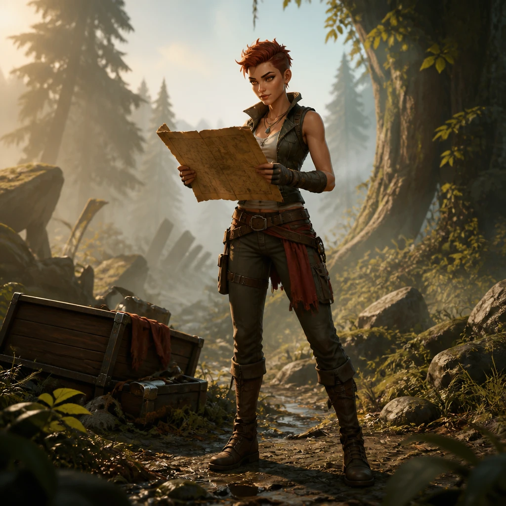 Nova finds the map, story panel 1