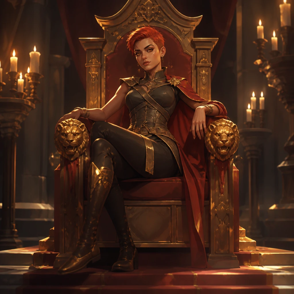 Claiming the throne, story panel 4
