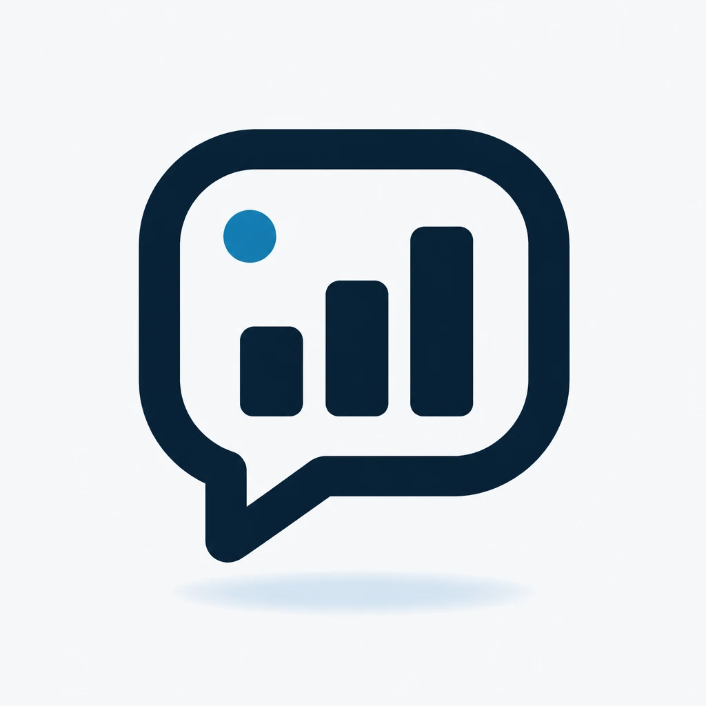 Conversation analytics icon