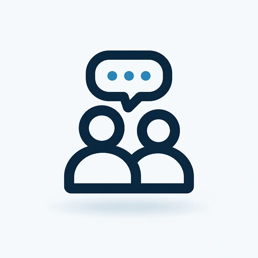 Internal team chat icon