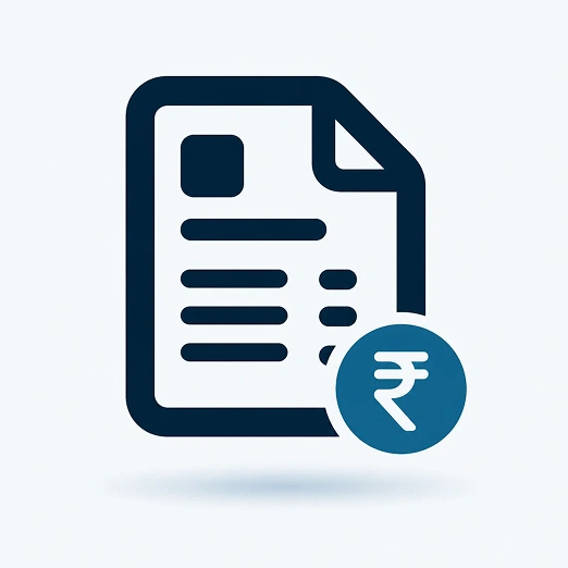 Invoice-ready billing icon
